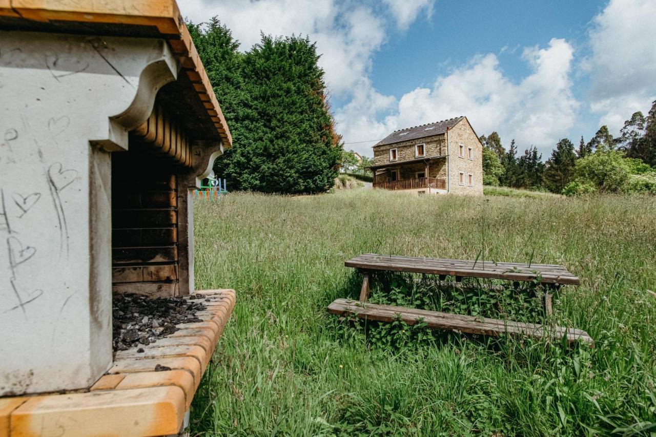 Casa Berbesa - Caserio En Asturias 3, Jardin, Bbq, Fam Castropol Eksteriør bilde